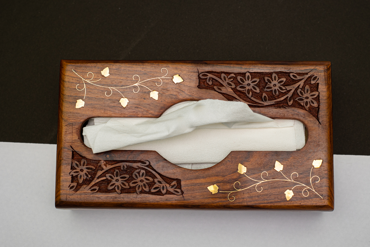 Wooden Premium Napkin/Tissue Holder (9in x 5in)