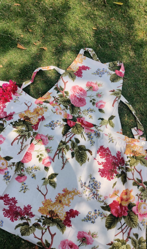 Ghaavi Summer Print Apron
