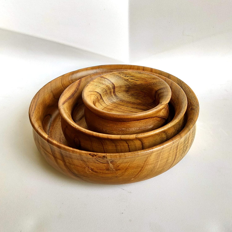 Wooden Matka Bowl