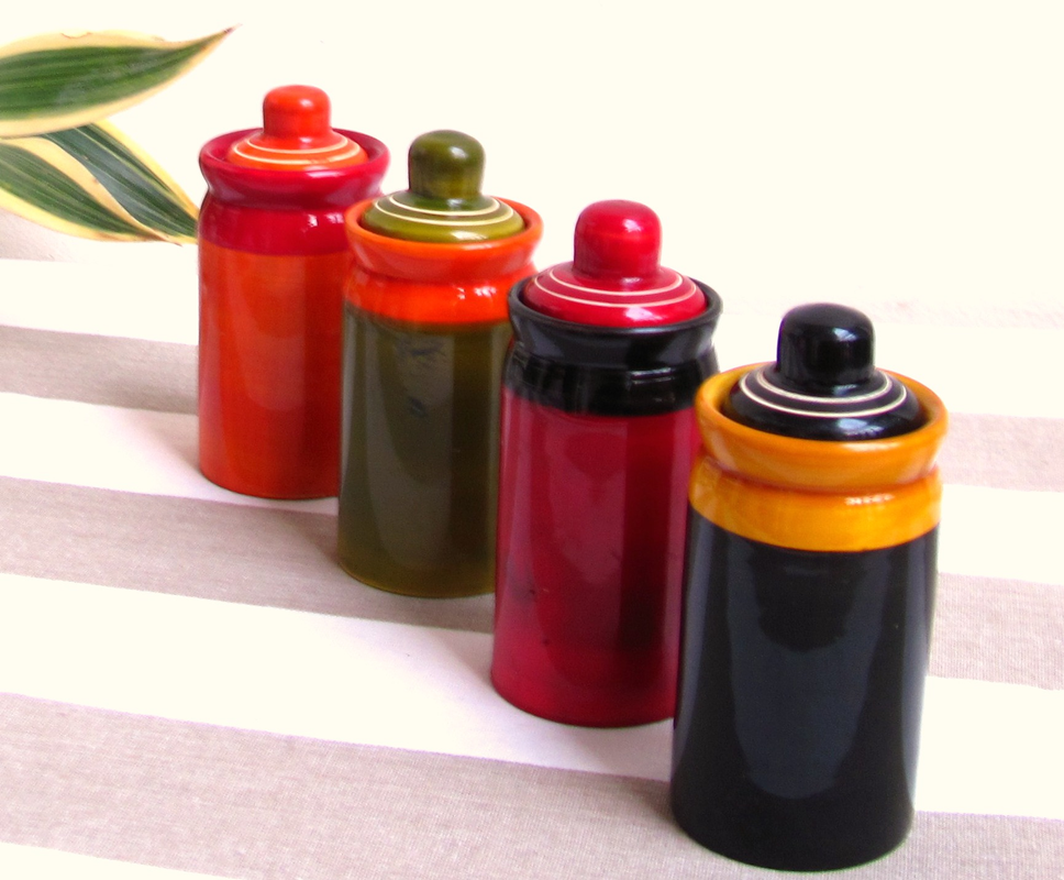 Mini Bharani Toothpick Holders/mukhwas Jars